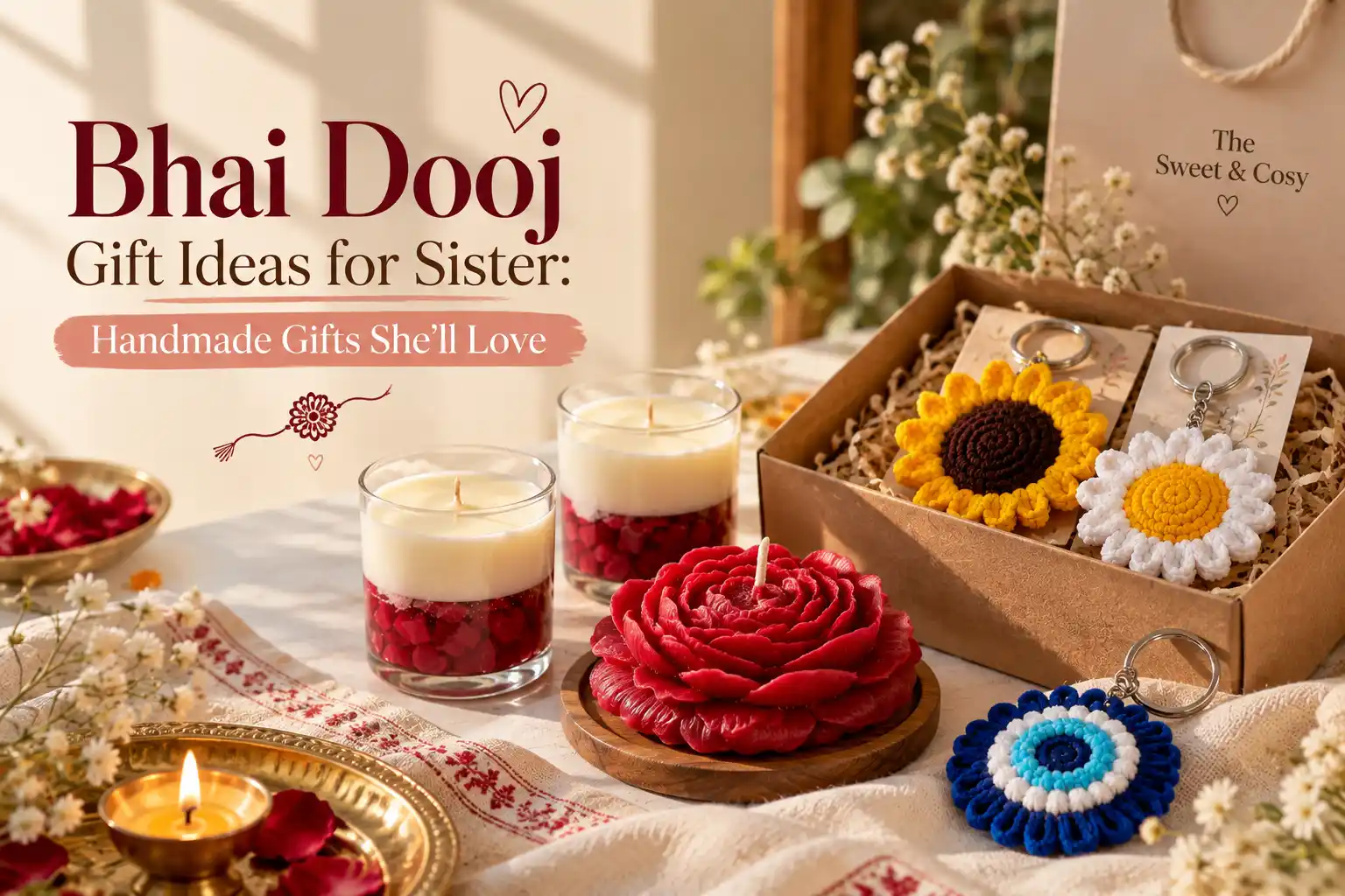 Bhai Dooj Gift Ideas for Sister: Handmade Gifts She’ll Love
